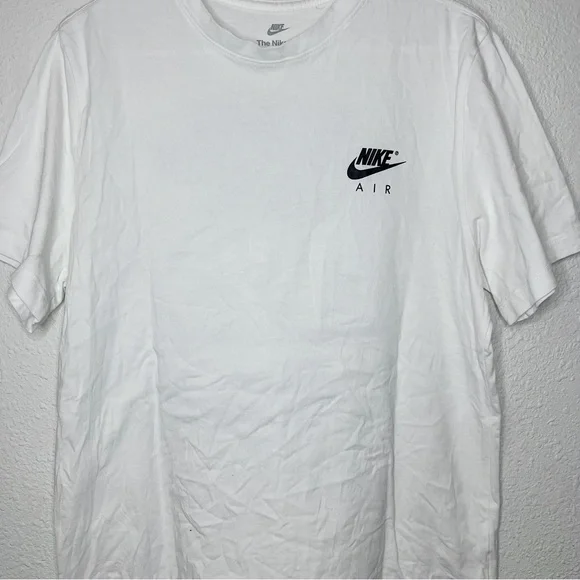 (Sold) Nike Sportswear Fear of Heights White Graphic Tee Mens Sneakerhead Crew - Picture 4 of 10